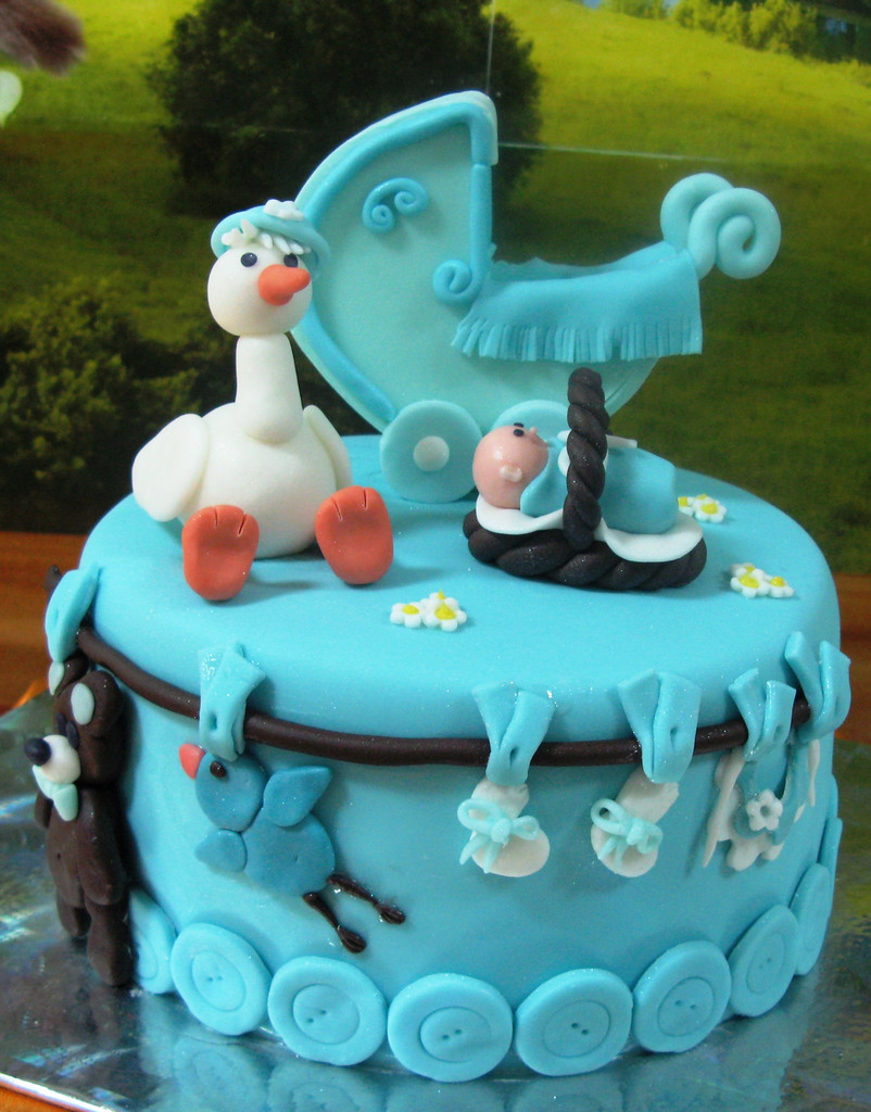 Торт на 1 день рождения Откуда дети?