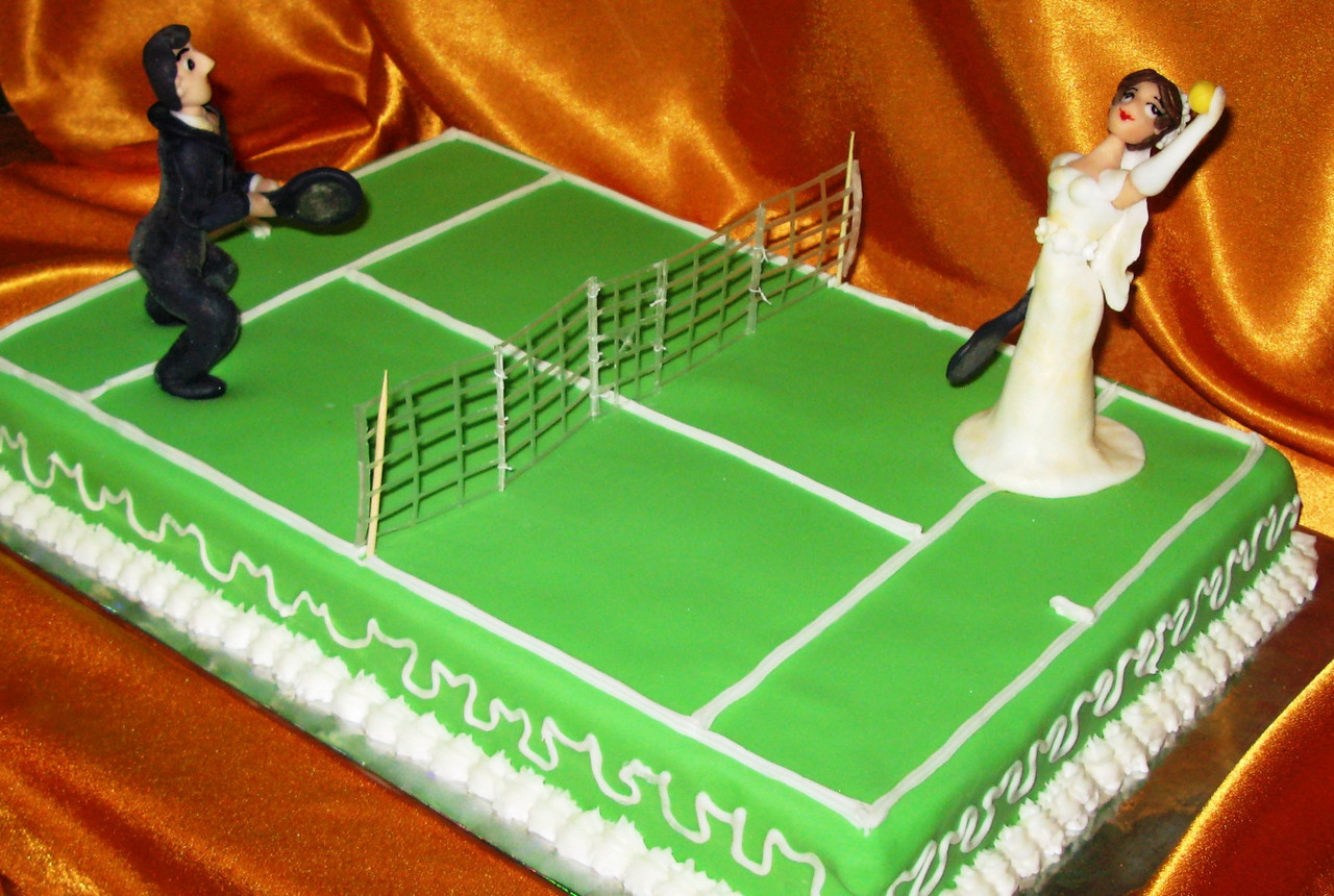Торт на развод Теннис большой